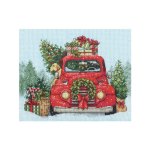 Festive Ride Counted Cross Stitch Kit (image for) Festive Ride Counted Cross Stitch Kit